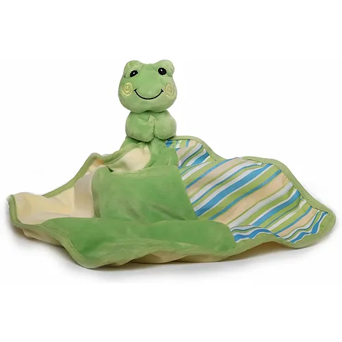 Inware Schmusetuch Frosch Hupfi Gr�n