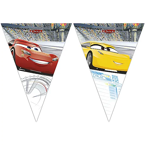 Procos Disney Cars Wimpelkette mit 9 Flaggen