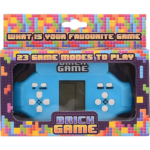 Johntoy Tragbares Spielkonsolen-Brick-Spiel