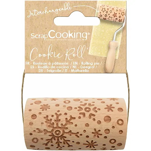 ScrapCooking Teigroller Schneeflocken