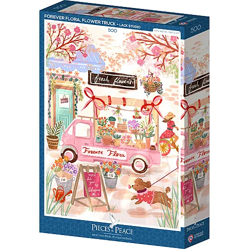 Forever Flora, Blumenwagen - 500 Teile