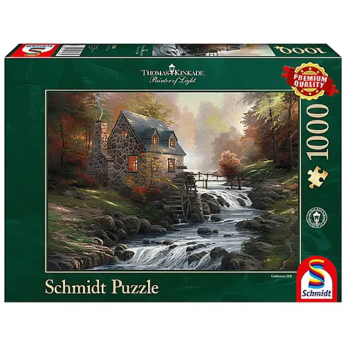 Schmidt Puzzle Thomas Kinkade Bei der alten Mhle (1000Teile)