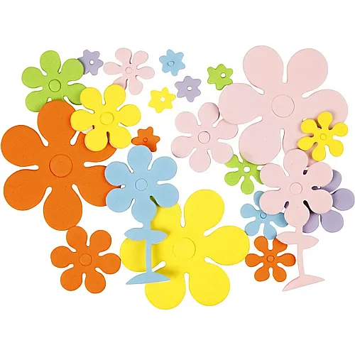 Creativ Company Schaumstoffformen Blumen - 100 Teile