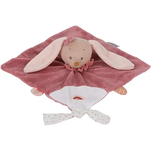 Nattou Schnuffeltuch Kaninchen Pauline Altrosa - 27 cm