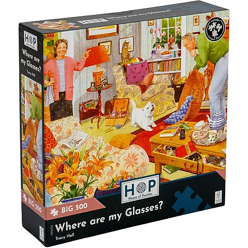 HOP - House of Puzzles Wo ist meine Brille? (500Teile)