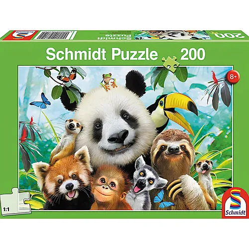 Schmidt Puzzle Einfach tierisch! (200Teile)
