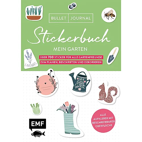 EMF Stickerbuch Bullet Journal Mein Garten