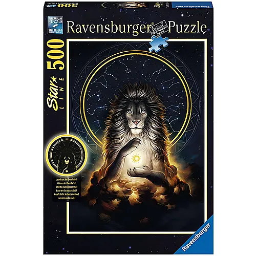 Ravensburger Puzzle Leuchtender Lwe (500Teile)