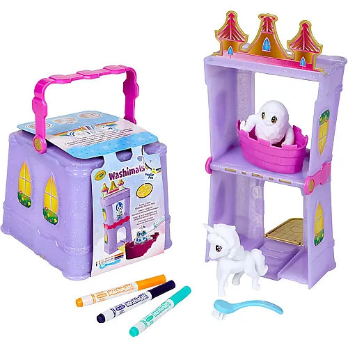 Crayola Washimals Schloss Aktivit�ten-Set zum F�rben und Baden