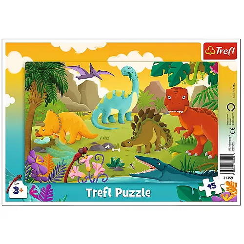 Dinosaurier 15Teile
