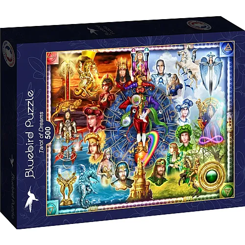Bluebird Puzzle Marchetti Ciro Tarot of Dreams - 500 Teile