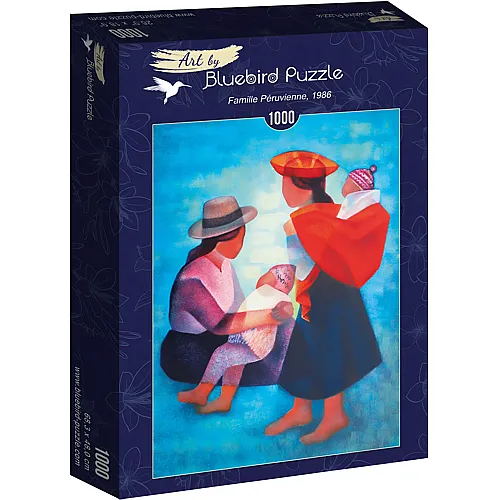 Bluebird Puzzle Louis Toffoli Famille P�ruvienne, 1986 - 1000 Teile
