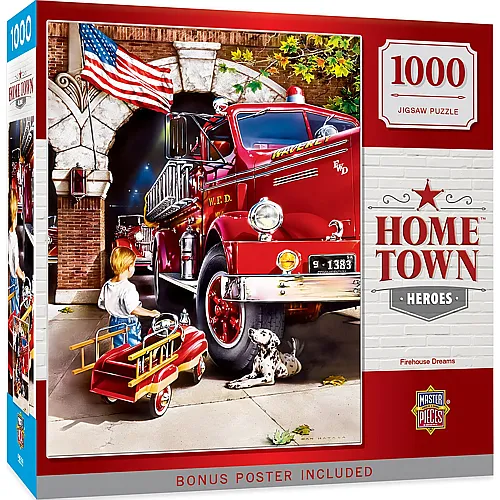 Master Pieces Puzzle Hometown Heroes (1000Teile)
