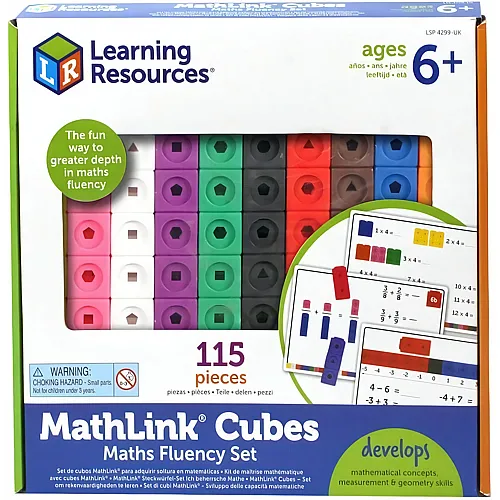 Learning Resources Ich Beherrsche Mathe MathLink-Steckw�rfel Set Ab 6 Jahren Mathe Lernen Logik Probleml�sen