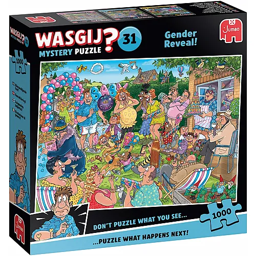 Jumbo Puzzle WASGIJ Mystery 31 - Gender Reveal! - 1000 Teile