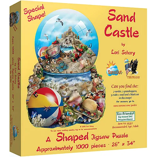 SunsOut Puzzle Lori Schory Sand Castle - 1000 Teile