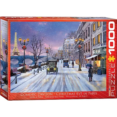 Eurographics Puzzle Christmas Collection Dominic Davison: Christmas Eve in Paris (1000Teile)