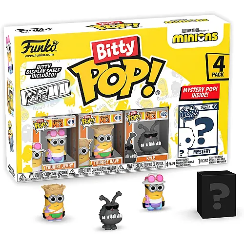 Young Gru, 70's Bob, Pet Rock Otto und Mystery 4Teile