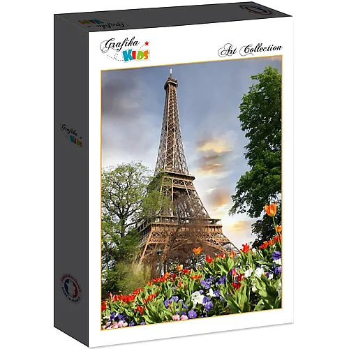 Grafika Puzzle Art Collection Grafika Kids Eiffelturm, Frankreich - 24 Teile