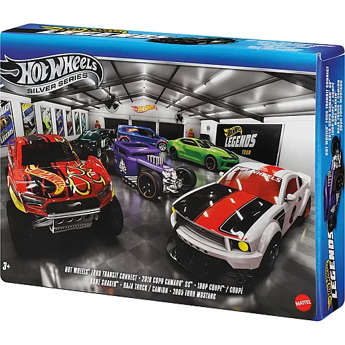 Hot Wheels Legends-Fahrzeuge in Sammlerverpackung