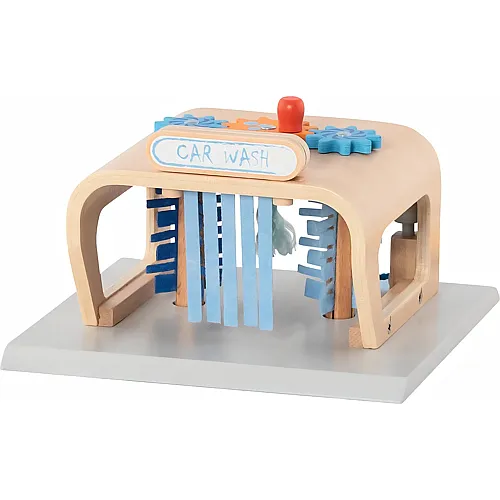Goki Waschanlage Powerclean Aus Holz Und Filz, 16 X 16 X 10 Cm