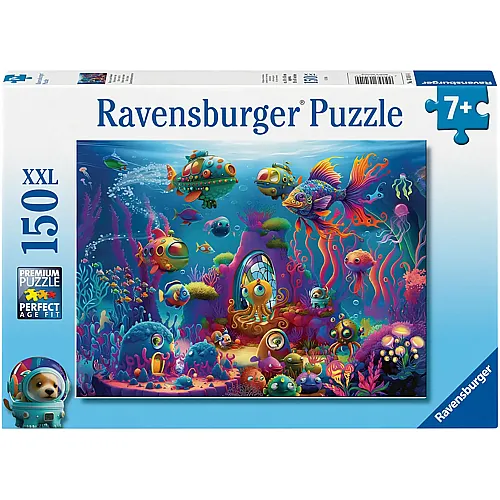 Ravensburger Puzzle Aliens unter Wasser - 150 Teile
