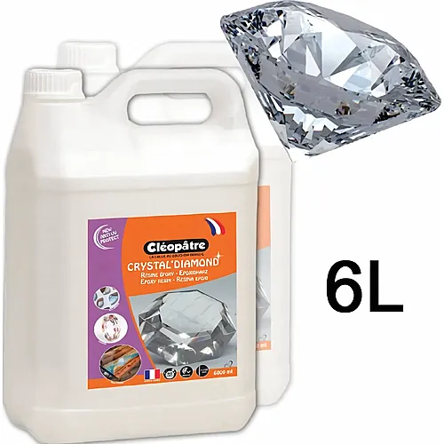 Cleopatre Crystal'diamond - Glasklar Wie Diamant Gieharz-set 6 Liter