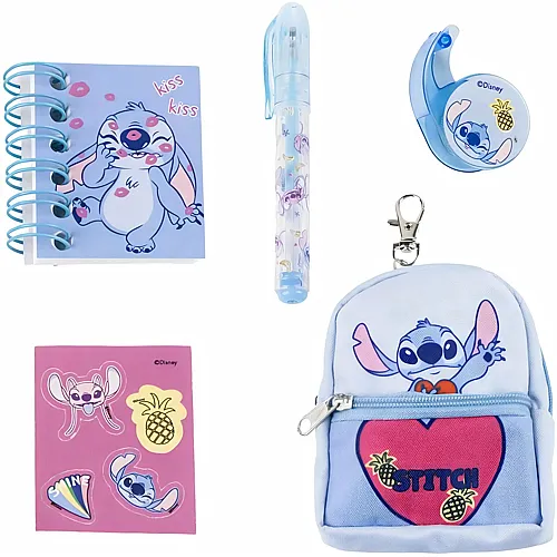 Stitch Schreibset Mini-Rucksack