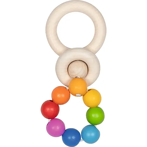 Goki Baby Greifling Elastik Regenbogen - 12 cm