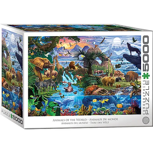 Eurographics Puzzle Tiere der Welt - 5000 Teile
