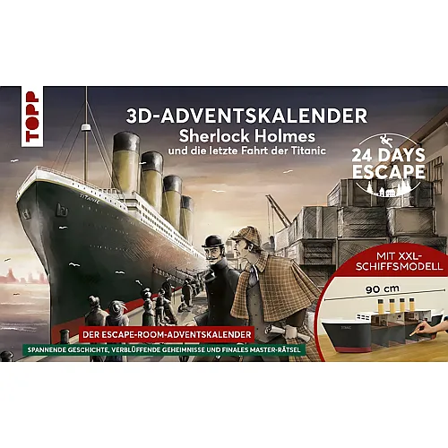 3D-Adventskalender  Sherlock Holmes und die letzte Fahrt der Titanic