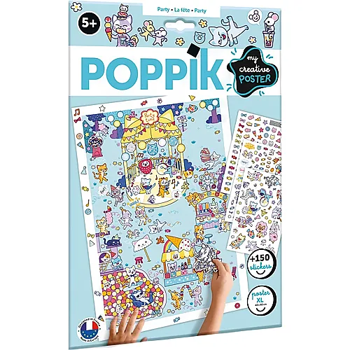 Sticker Kreativ Poster Party