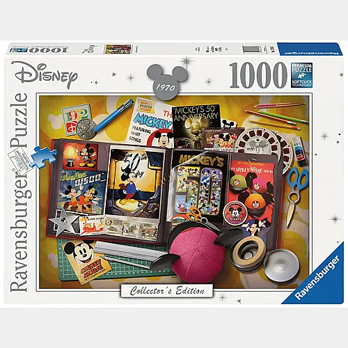 Ravensburger Puzzle Mickey Mouse 1970 Mickey Anniversary (1000Teile)