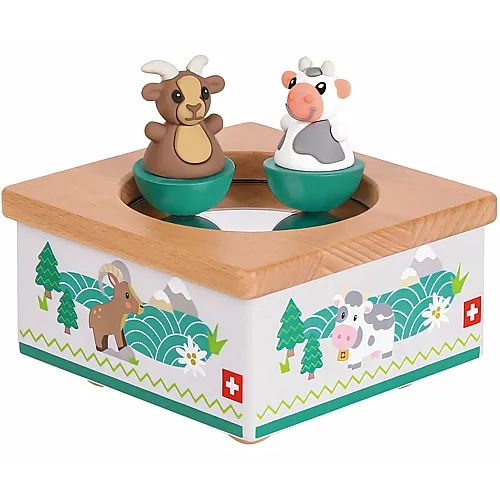 spielba Musikdose Steinbock & Kuh