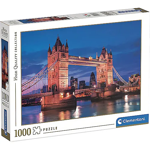 Clementoni Puzzle High Quality Collection Tower Bridge at Night (1000Teile)