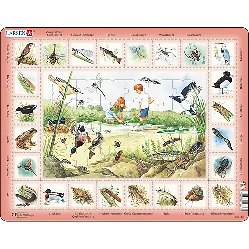 Larsen Puzzle Der Teich - 48 Teile