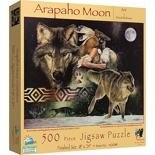 SunsOut Puzzle David Behrens Arapaho Moon - 500 Teile