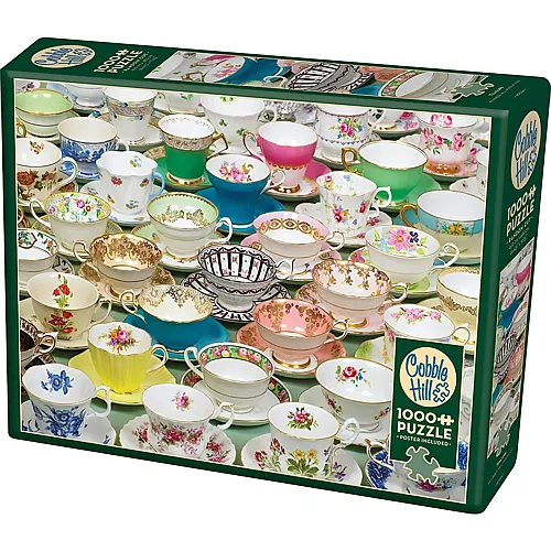 Cobble Hill Puzzle Teetassen - 1000 Teile