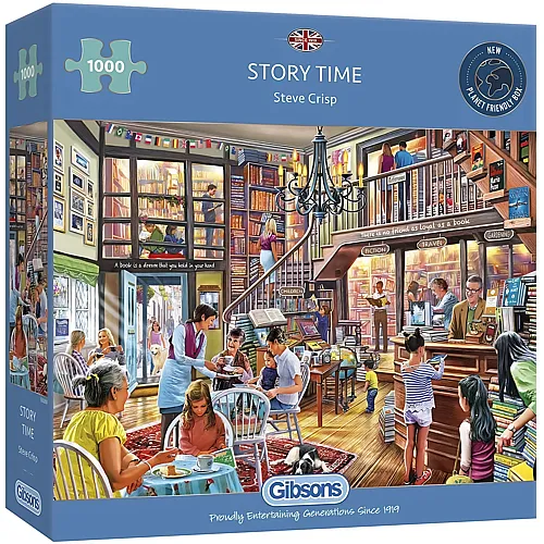 Gibsons Puzzle Steve Crisp Story Time - 1000 Teile