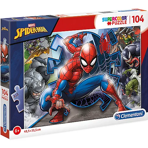 Clementoni Puzzle Supercolor Spiderman (104Teile)
