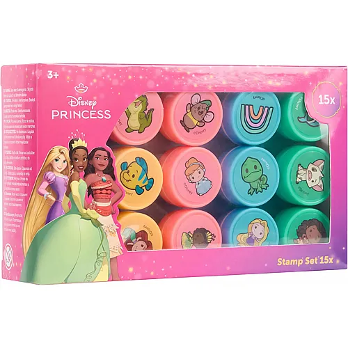 Canenco Disney Princess Prinzessinnen-Stempelset (15Teile)