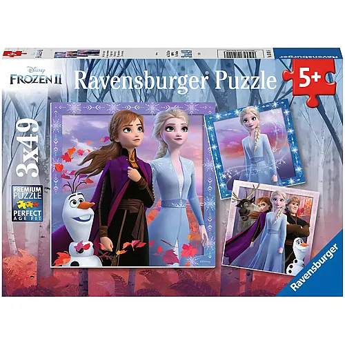 Ravensburger Puzzle Disney Frozen Die Reise beginnt (3x49)