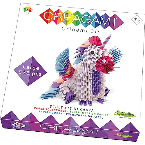 Creagami Origami 3D Einhorn (576Teile)