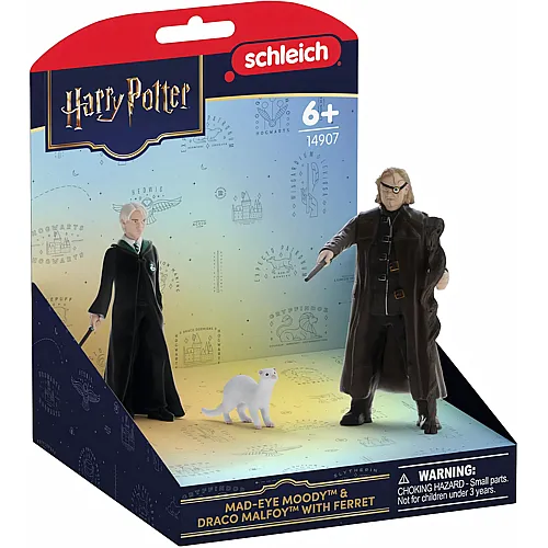 Schleich Harry Potter Mad-Eye Moody & Draco Malfoy mit Frett