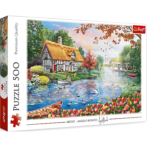 Trefl Puzzle Angelo Bonito Eine Oase der Ruhe - 500 Teile