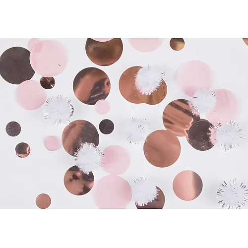 Grabo Streudeko Konfetti Pompoms rose gold