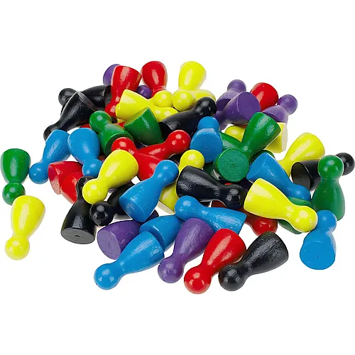 Halmakegel 6 Farben - 60 Teile