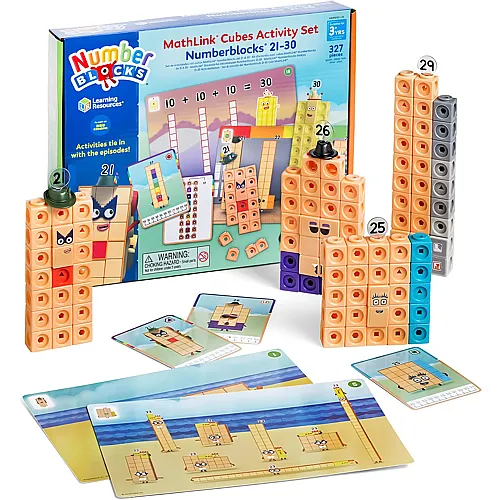 Learning Resources MathLink Cubes 21-30 Aktivittenset