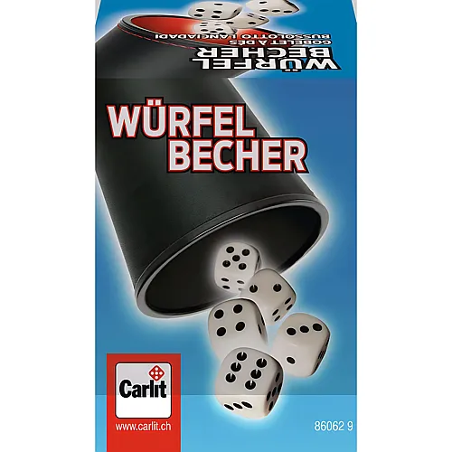 W�rfelbecher Kunststoff