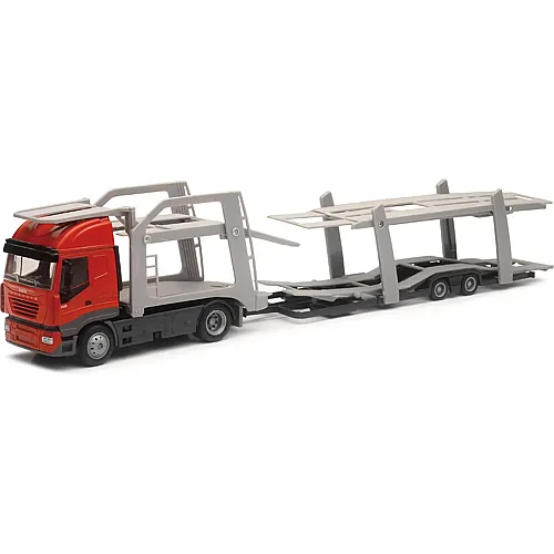 New Ray Iveco Lastwagen Autotransporter - 1:43